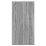 ZNTS File Cabinet Grey Sonoma 60x32x115 cm Engineered Wood 840777