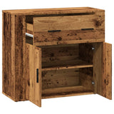 Sideboard Old Wood 80x33x70 cm Engineered Wood 857075
