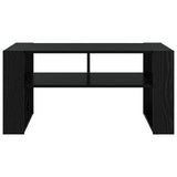 Coffee Table Black Oak 92 x 49.5 x 45 cm Engineered Wood 8000109