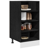 Kitchen Base Cabinet with Drawer Black oak 40 x 44.5 x 81.5 cm 876651