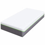 Mattress White and Grey 80 x 160 cm Pocket Spring 4106358