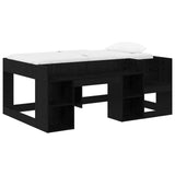 Kids'Bed Frame with Storage Black Oak 80 x 160 cm 3422620