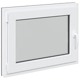 Basement Window RISOR 80 x 70 cm PVC and Glass Anthracite 42047324
