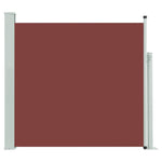 Patio Retractable Side Awning 170x300 cm Brown 317891