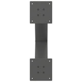 Dining Table Legs X-Shaped 2 pcs Anthracite 60x cm Steel 4012974