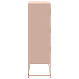 Sideboard Pink 68.5x38.5x123.5 cm Steel 846489