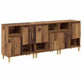 Sideboards 3 pcs Old Wood 60 x 35 x 70 cm Engineered Wood 3415559