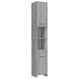 4 Piece Bathroom Furniture Set Grey Sonoma Engineered Wood 3154410