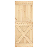 Door NARVIK Natural 80 x 210 cm Solid Pine Wood 42047095
