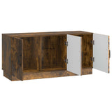 TV Cabinet Smoked Oak 99 x 34.5 x 47 cm Engineered Wood 895410