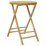 Folding Garden Table 55x75 cm Bamboo 365881