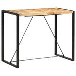 ZNTS Bar Table 140x70x110 cm Solid Mango Wood 285957