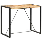 ZNTS Bar Table 140x70x110 cm Solid Mango Wood 285957