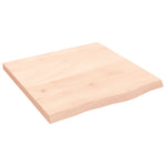 Table Top 60x60x cm Untreated Solid Wood Oak 3156288