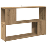 Book Cabinet Artisian Oak 100x24x63 cm Engineered Wood 856741