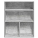 ZNTS Book Cabinet Concrete Grey 60x30x71.5 cm Engineered Wood 860313