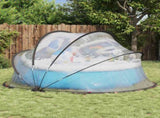 Pool Dome Folding Manual Transparent 336 x 322 x 160 cm PVC 42001104
