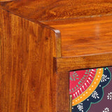 Shoe Cabinet with Shelf Brown 55 x 35 x 75 cm Solid Acacia Wood 4016512