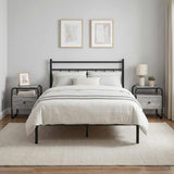 Bedside Cabinet 2 pcs Grey Sonoma 40 x 39.5 x 40 cm 8007678