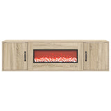 Electric Fireplace Sonoma 140.5 x 30 x 39 cm Engineered wood 8021001