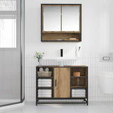 Bathroom Furniture Set 2 pcs Artisan Oak Engineered Wood 3402528