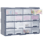 ZNTS Multi-drawer Organiser with 16 Middle Drawers 52x16x37 cm 149602