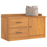 Hallway Bench SANDNES 87x40x50 cm Solid Wood Pine 4010463