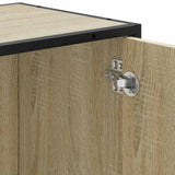Bathroom Sink Cabinet Sonoma Oak 65x33x60 cm Engineered Wood 849285