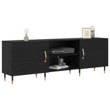 TV Cabinet Black oak 150 x 30 x 50 cm Engineered wood 879594