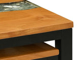 Nesting Table 3 pcs Brown Solid Teak Wood 42015919