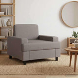Armchair Taupe Fabric 42043460