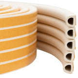 Self-Adhesive Window Seal White 14 x 12 mm 100 m EPDM Foam 42038193