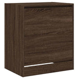 Shoe Cabinet Brown Oak 60x42x69 cm Engineered Wood 839986