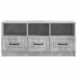 TV Cabinet Concrete Grey 102 x 34.5 x 47 cm Engineered Wood 895828