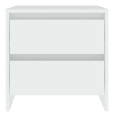 Bedside Cabinet White 45x34.5x44.5 cm Engineered Wood 809845