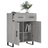 Sideboard Grey Sonoma 69.5x34x90 cm Engineered Wood 828010