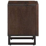 ZNTS Bedside Cabinet 40x34x46 cm Solid Wood Mango 377420