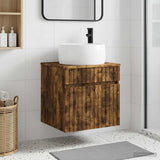Wall-mounted Sink Vanity Smoked Oak 49 x 44.5 x 66 cm 890617