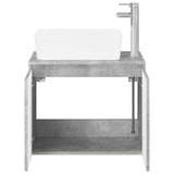 Bathroom Furniture Set Concrete Grey Engineered Wood 3404333