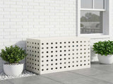 Air Conditioner Cover White 90 x 40 x 60 cm Steel 8014123