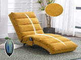 GOMYWAY Fabric Relaxation Chaise Lounge Chair, Full Body Support Fixed Recliner Sofa with Gentle W2678P389545