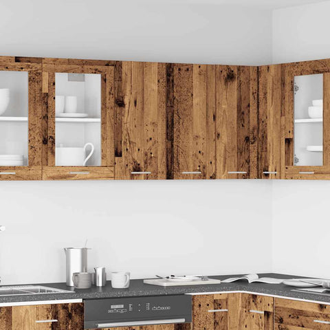 ZNTS Kitchen Wall Cabinet Old Wood 60x31x60 cm Engineered Wood 861147