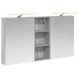 Bathroom Cabinet Set 3 pcs 130 x 14.5 x 70 cm Engineered wood 3403773