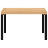 Garden Coffee Table Black 65x65x40 cm Aluminium 4008573