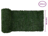 Artificial Fence Dark Green 1 x 4 m PVC and Steel 42042366