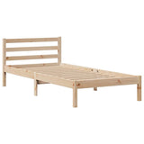 Bookcase Bed without Mattress 75x190 cm Small Single Solid Wood Pine 3321922