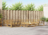 Outdoor Sofa Set 7 pcs White 3386138