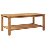 Coffee Table Brown 110 x 55 x 45 cm Solid teak wood 42002310