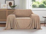 Throw Blankets 6 pcs Camel 210 x 140 cm Fleece 42017140