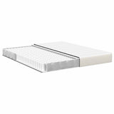 Bed Mattress with Mattress Cream 180 x 200 cm Fabric 42008303